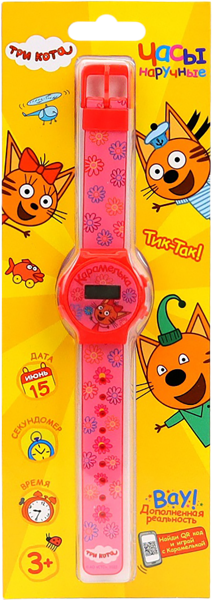 Часы наручные детские НД плэй три кота дизайн 2 Нинбо Товин к/у, 1 шт