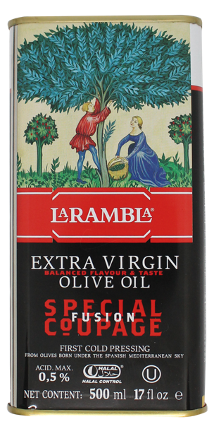 Масло оливковое 0,5% Ла Рамбла из Каталонии E.V. Ла Рамбла ж/б, 500 мл